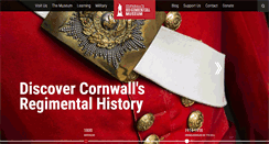 Desktop Screenshot of cornwalls-regimentalmuseum.org