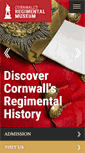 Mobile Screenshot of cornwalls-regimentalmuseum.org